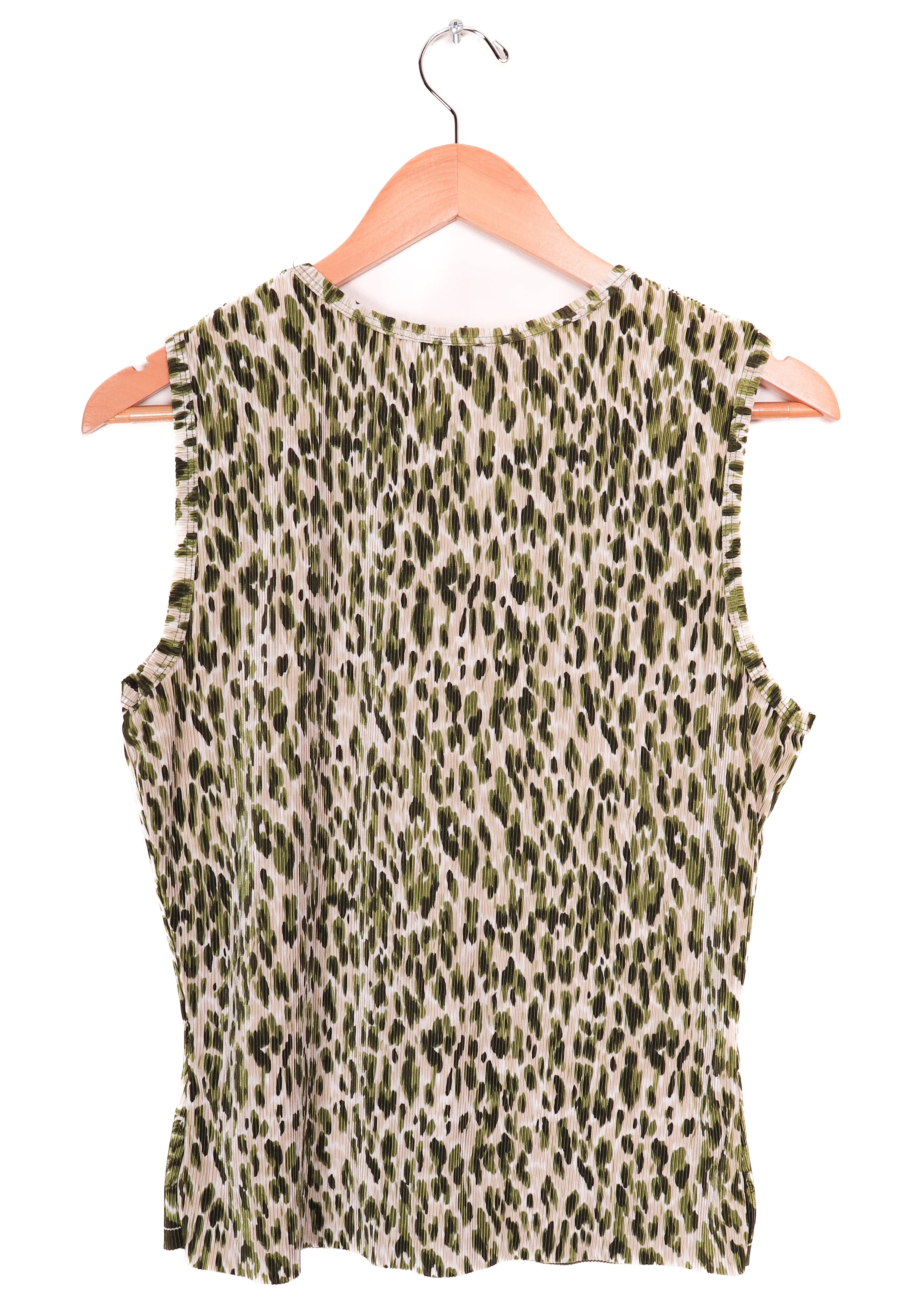 90s Tess Green Flowy Polyester top