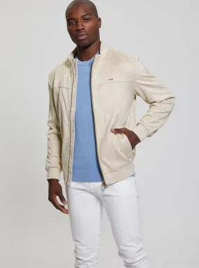 Beige Soft Suede Jacket