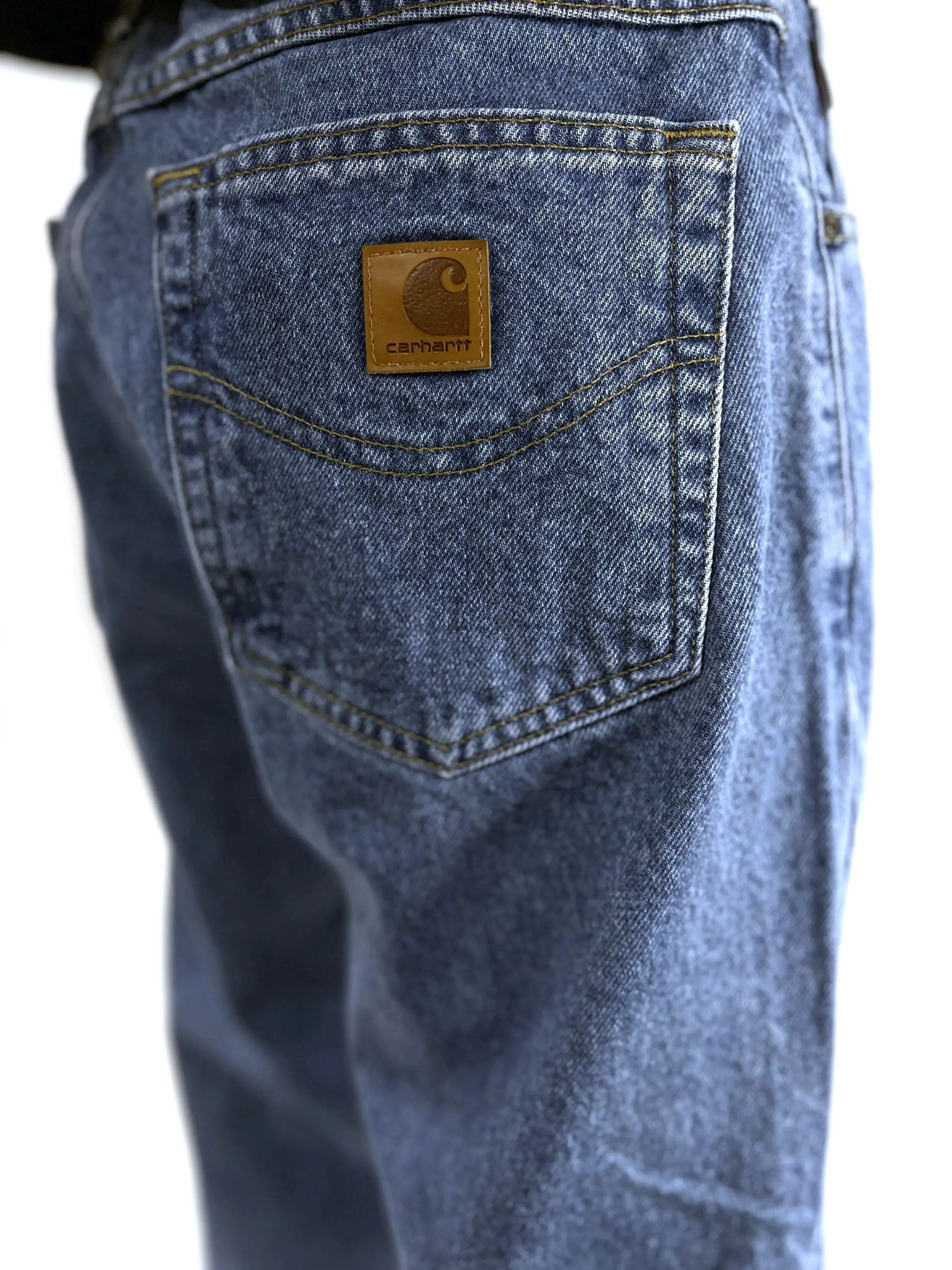 Carhartt Denim Relaxed Fit Jean Stonewash