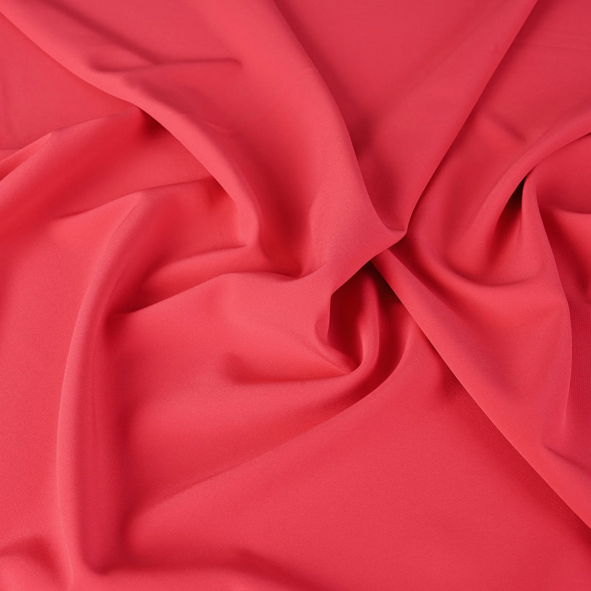 Coral Crepe Fabric 2063