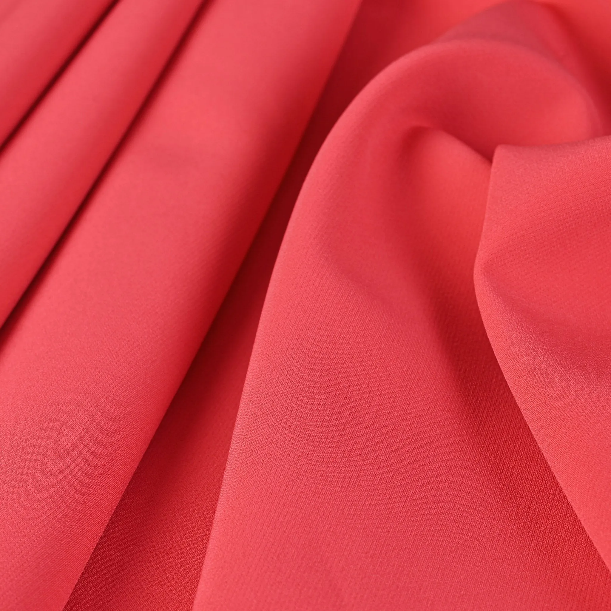 Coral Crepe Fabric 2063