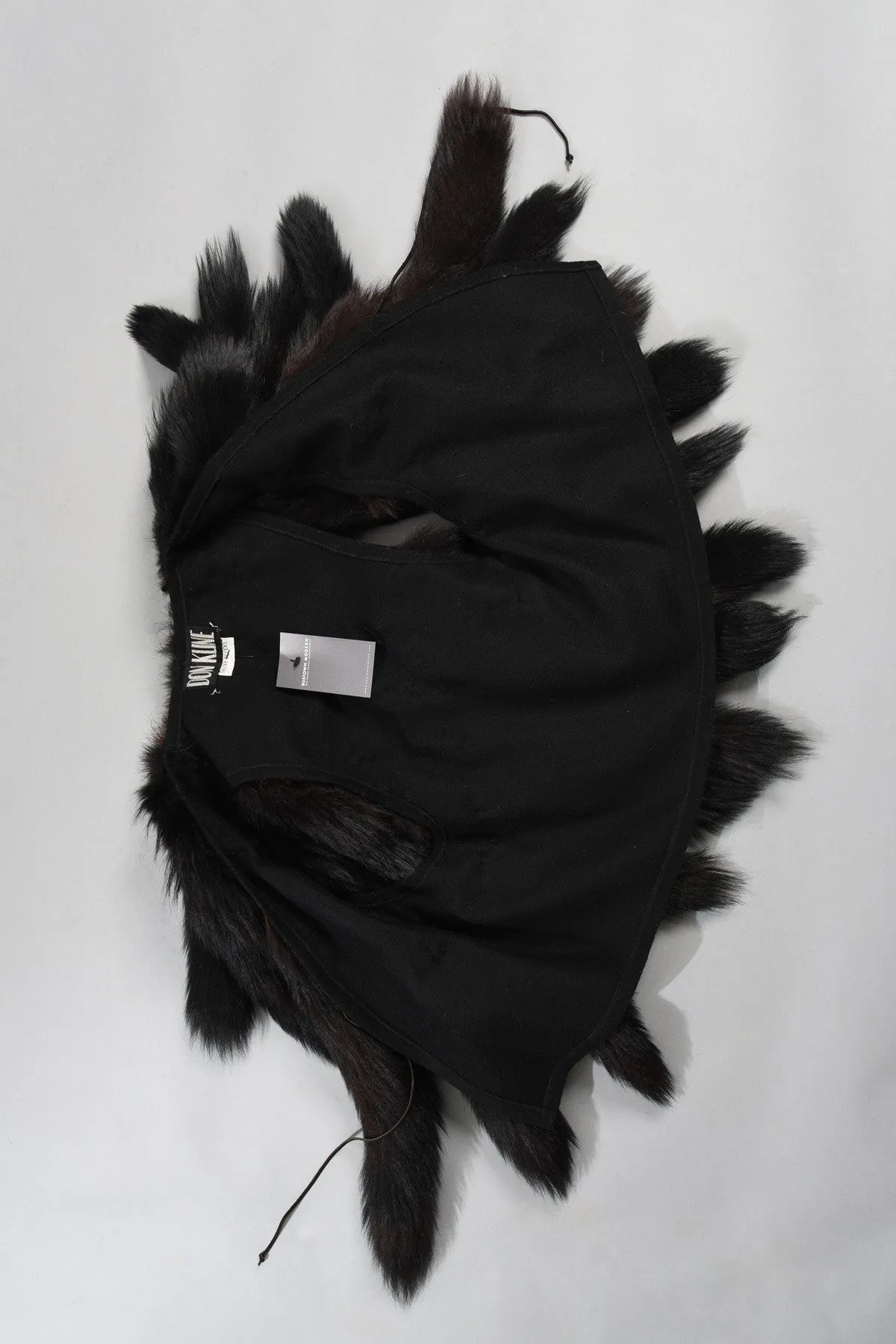 Don Kline Fox Tail Fur Fringed Gilet/Vest