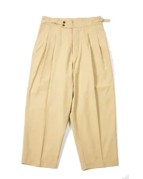 Double Pleats Relaxed Ripstop Pants