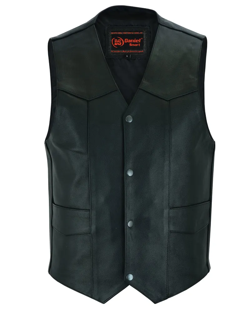 DS110 Traditional Single Back Panel Concealed Carry Vest