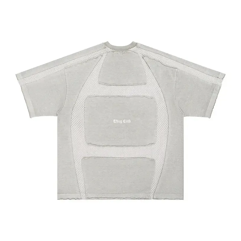 Heavy Washed Padded Embroidered MoonStar Tee