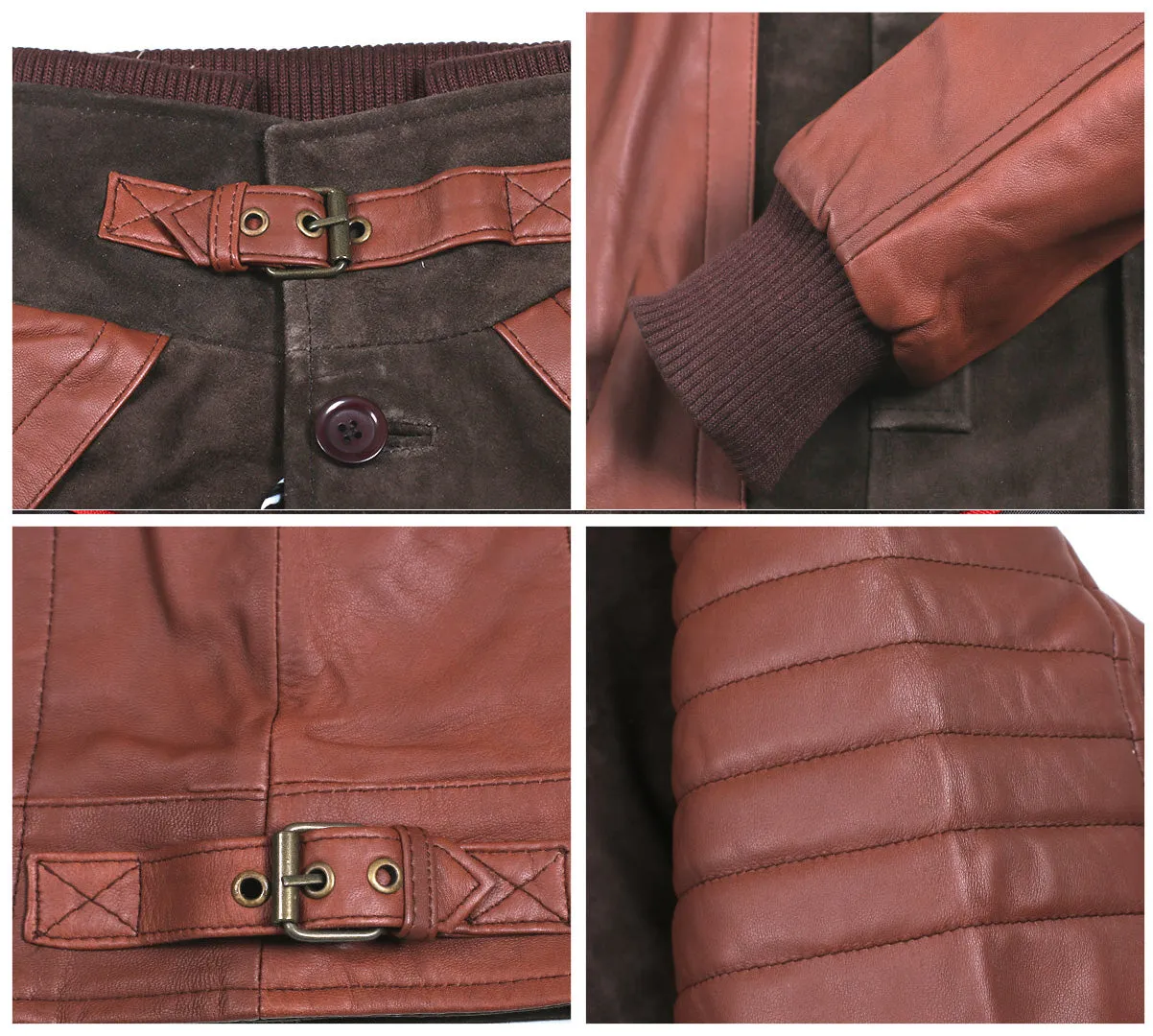 Leather Jackets Hub Mens Genuine Cow Suede Leather Jacket (Suede-Tan, Fencing Jacket) - 1501766