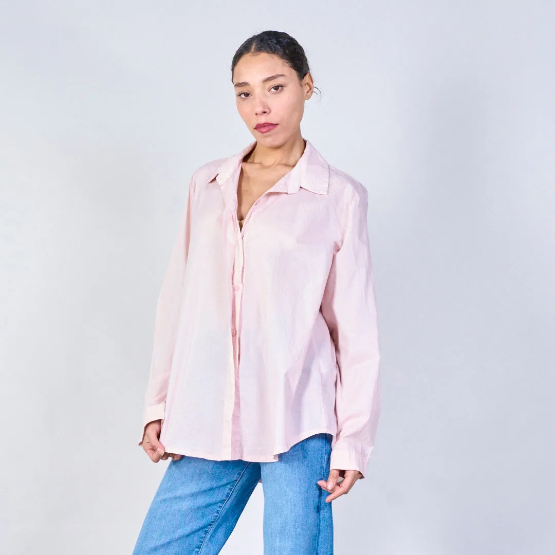 Lightweight long sleeve button-up shirt wholesale