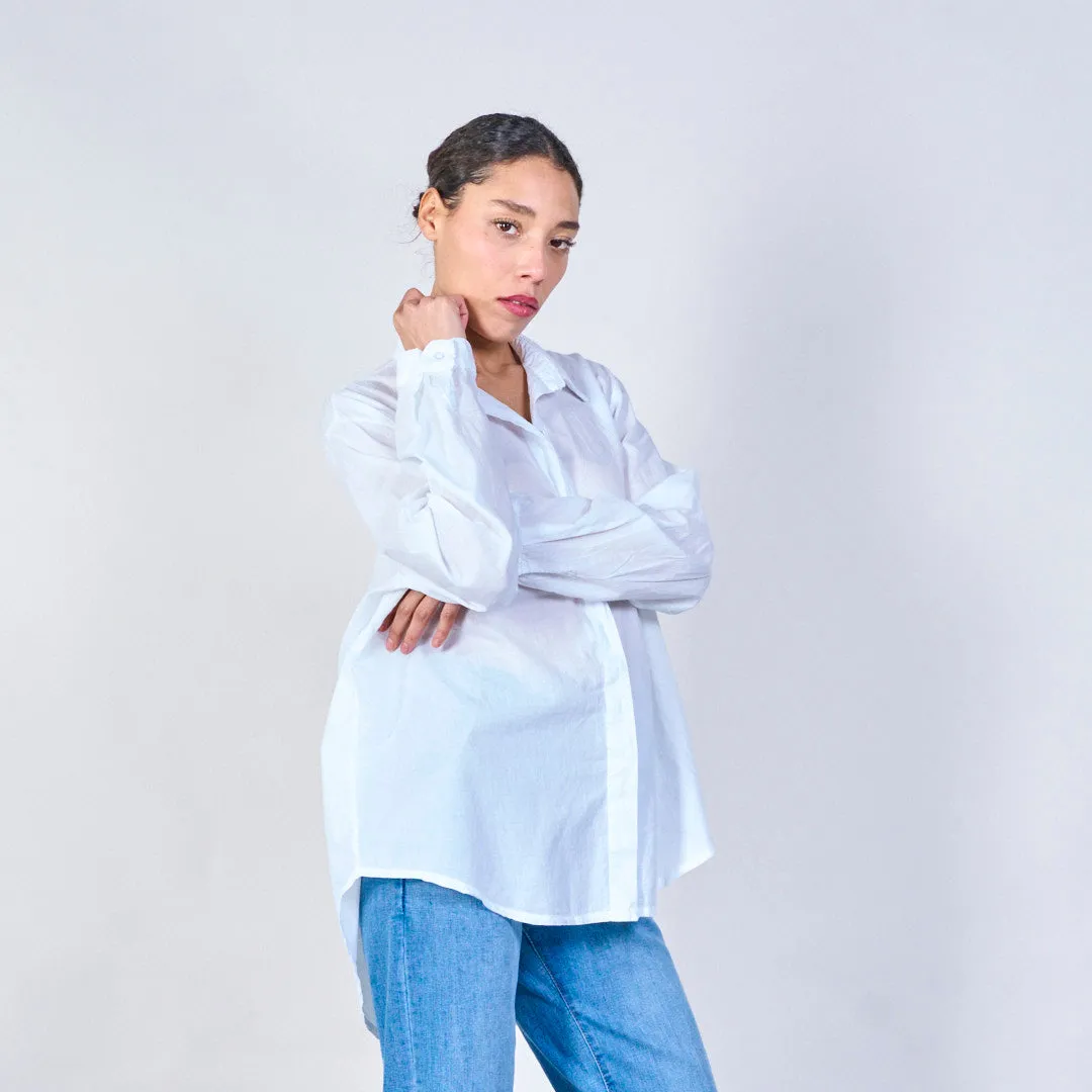 Lightweight long sleeve button-up shirt wholesale