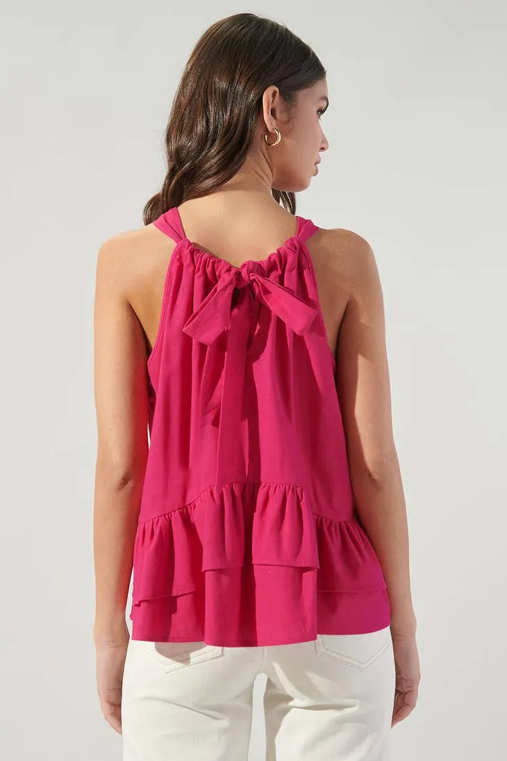 Lizette Tie Back Trapeze Top