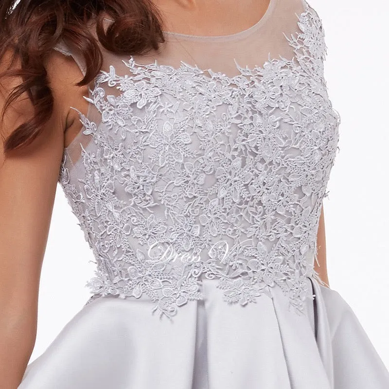 Off Shoulder Embellished Homecoming Dress