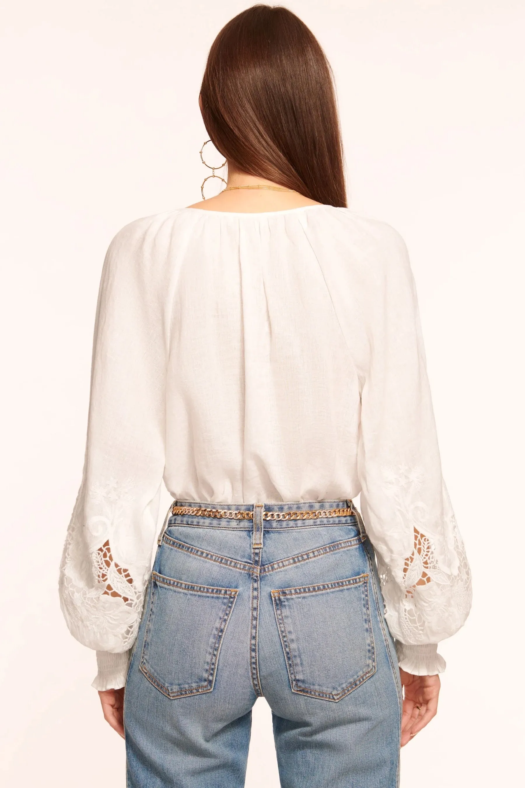 Ramy Brook Flora Embroidered Blouse