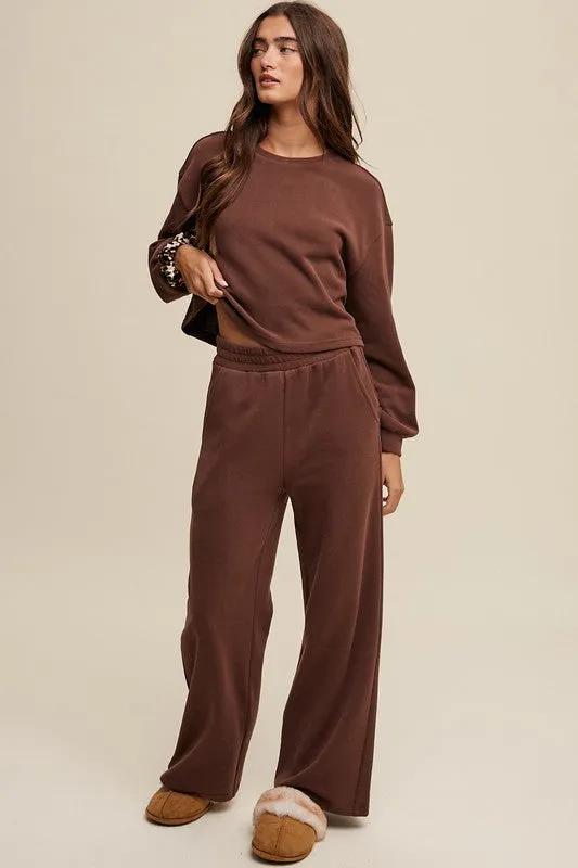 Relaxed Days Knit Sweater and Pants Set