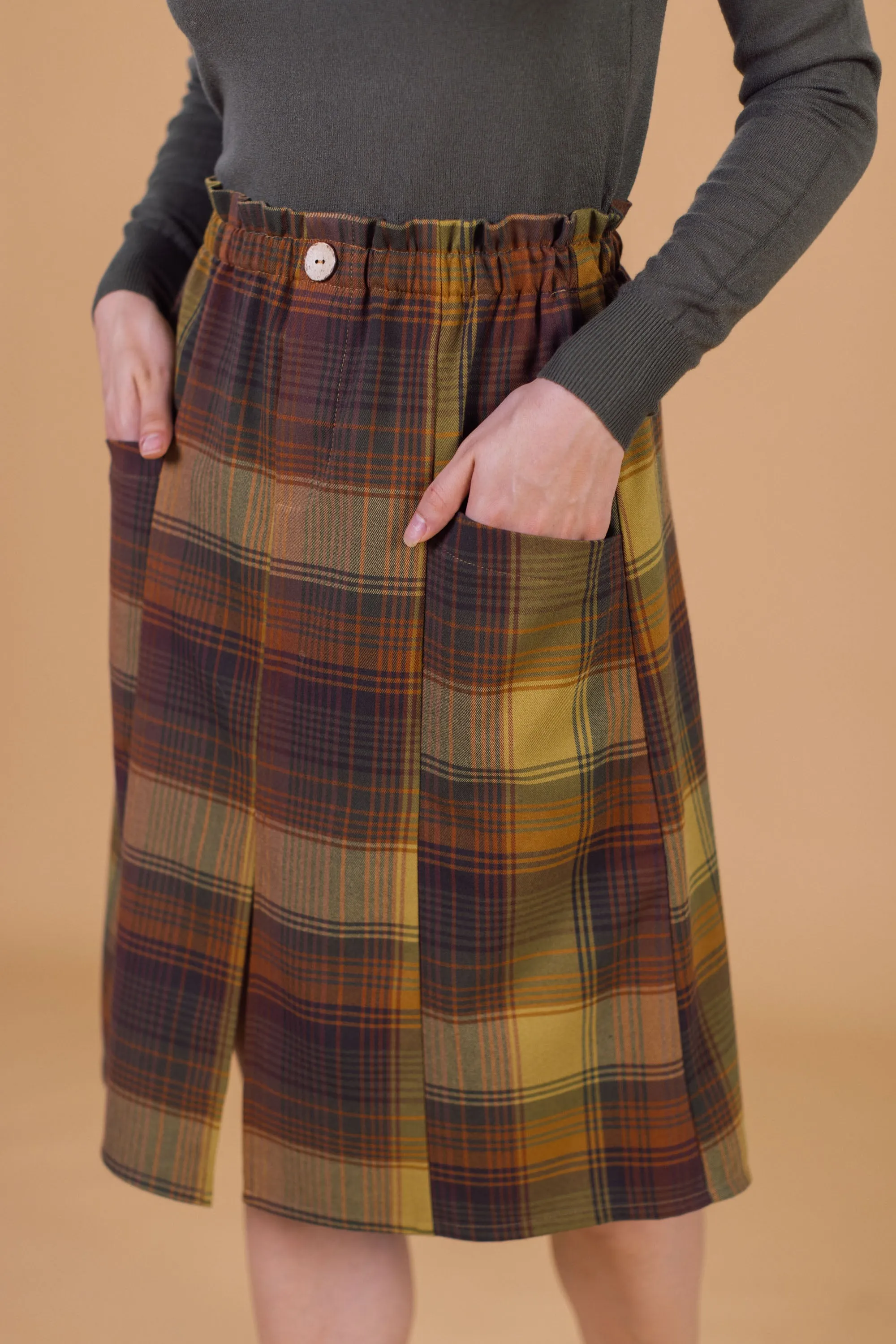 Skirt Cailen Earthy Plaid