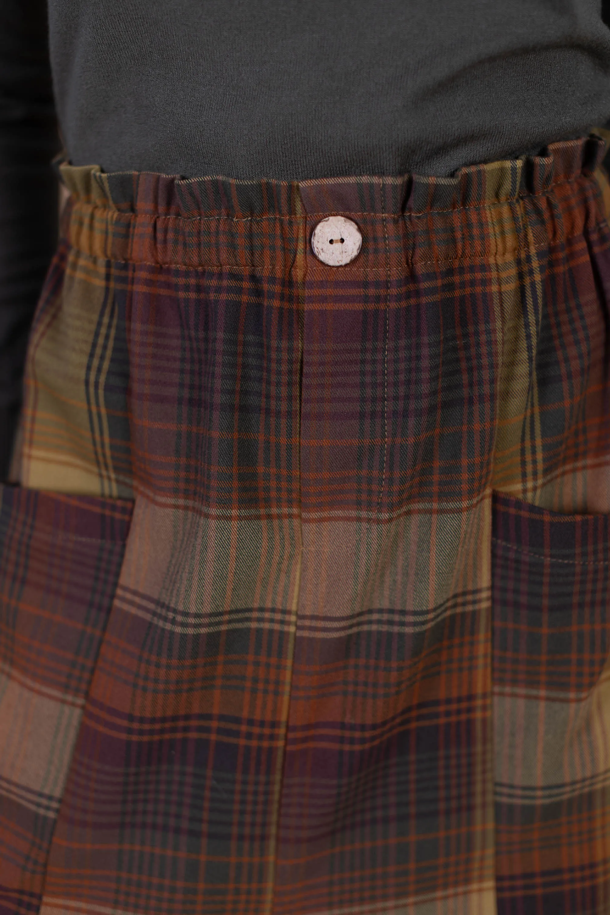 Skirt Cailen Earthy Plaid