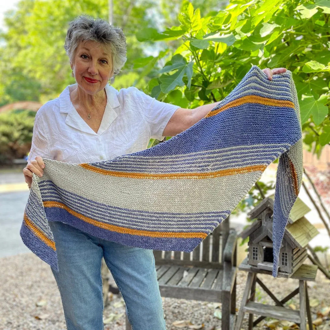 Summer in Spoleto Shawl Kit