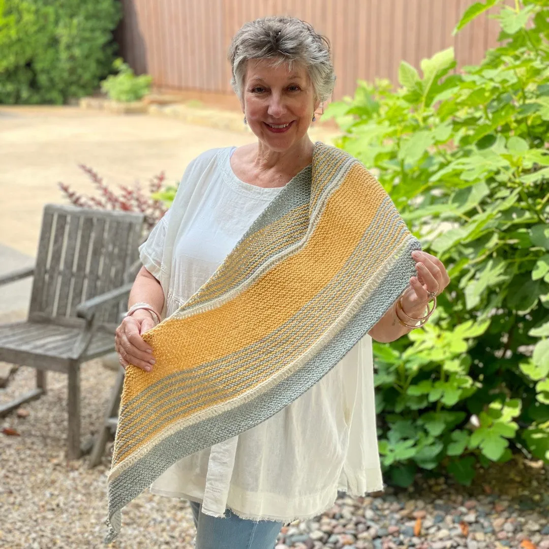 Summer in Spoleto Shawl Kit