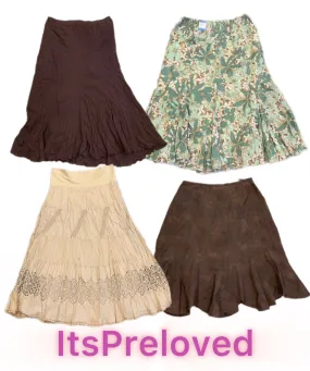 The Earthy Vintage Fairycore Skirts(RX-721)