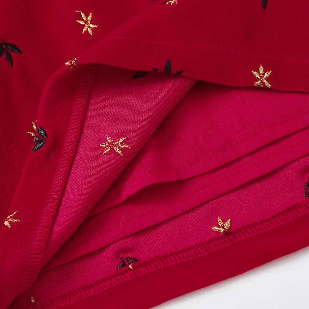 Vauva FW23 - Girls Embroidered Corduroy Tops