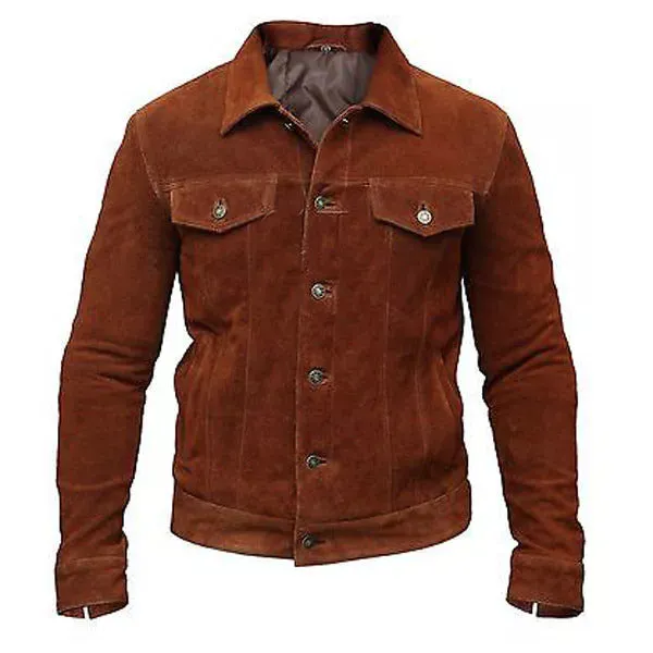 X-Men 3 Wolverine Genuine Suede Leather Jacket